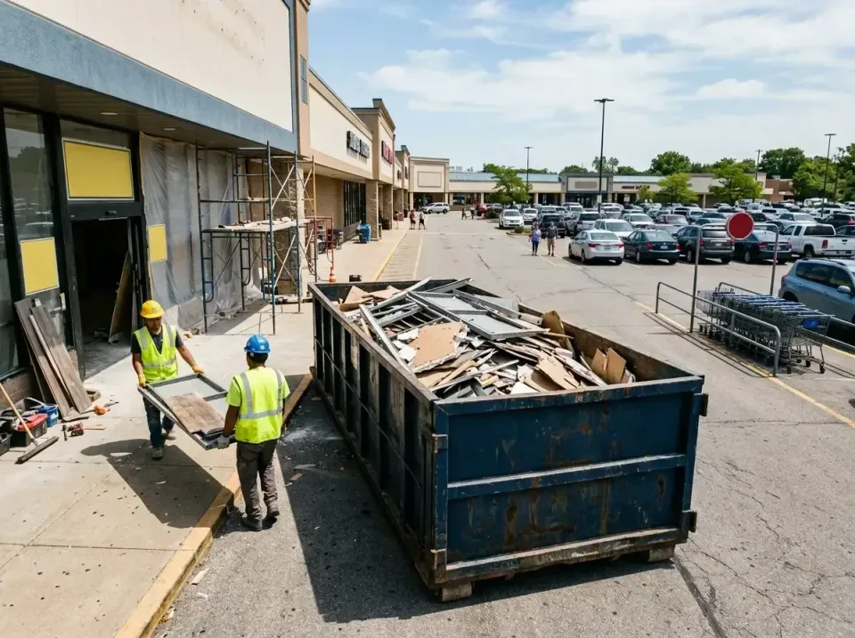 retail-store-renovation-debris-003 — frequently asked questions, Roll-off Dumpster Rentals in Eudora, AR